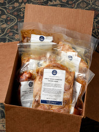 Thumbnail for Piedmont BBQ Co Cookout in a Box including Marinated Flank Steak, Marinated Chicken Wings, and Marinated Pork Tenderloin - Great Value