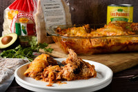 Thumbnail for Enchilada ingredients with Piedmont BBQ Co Buttermilk Brined Pulled Chicken - Pickup at Our Kitchen