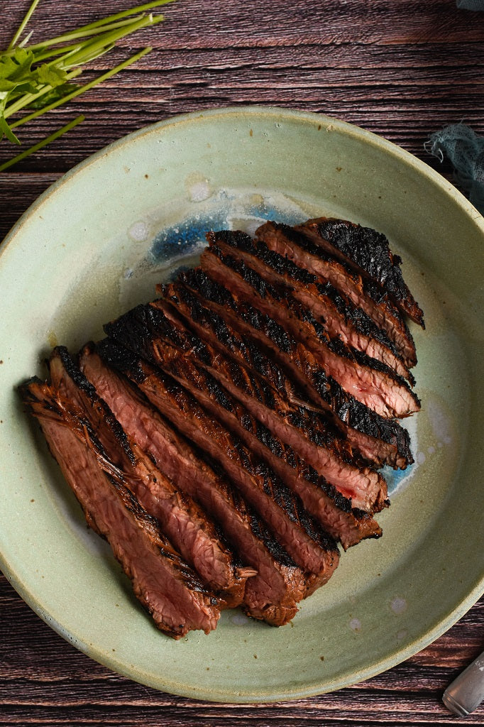 Lime Tamari Marinated Flank Steak - piedmont bbq